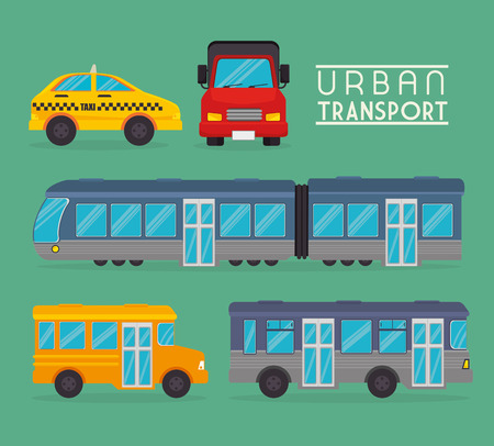 Transport and vehicles graphic design, vector illustrationのイラスト素材
