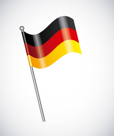 germany flag design, vector illustration eps10 graphicのイラスト素材