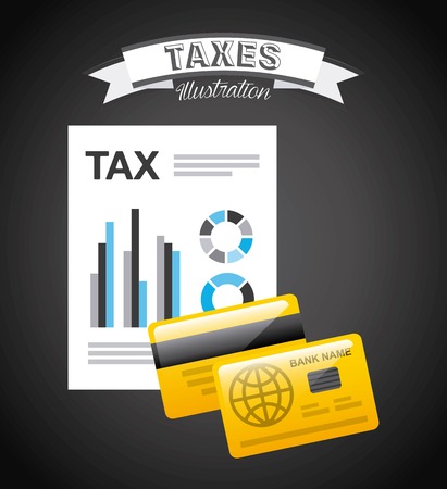 tax concept design, vector illustration eps10 graphicのイラスト素材