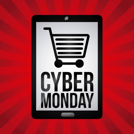cyber monday deals design, vector illustration eps10 graphicのイラスト素材