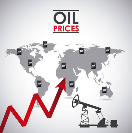 oil prices design, vector illustration eps10 graphicのイラスト素材