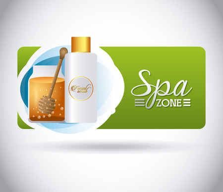 spa relaxation area design, vector illustration  graphicのイラスト素材