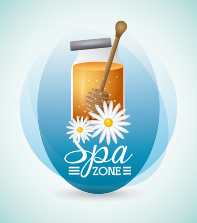 spa relaxation area design, vector illustration  graphicのイラスト素材