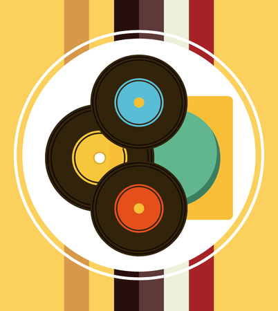 retro style background design, vector illustration  graphicのイラスト素材