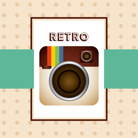 retro style background design, vector illustration  graphicのイラスト素材