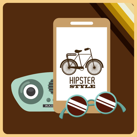 retro style background design, vector illustration  graphicのイラスト素材