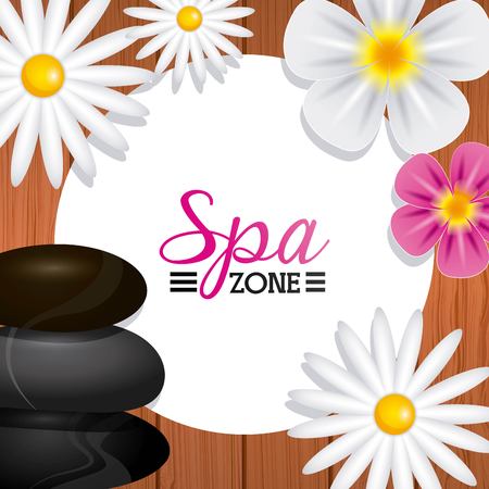 spa zone design, vector illustration   graphicのイラスト素材