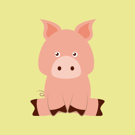 farm animal design, vector illustration のイラスト素材