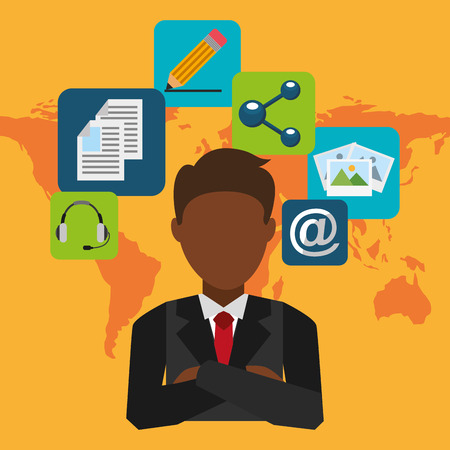social media design, vector illustration   graphicのイラスト素材