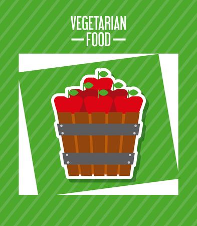 organic food design, vector illustration   graphicのイラスト素材