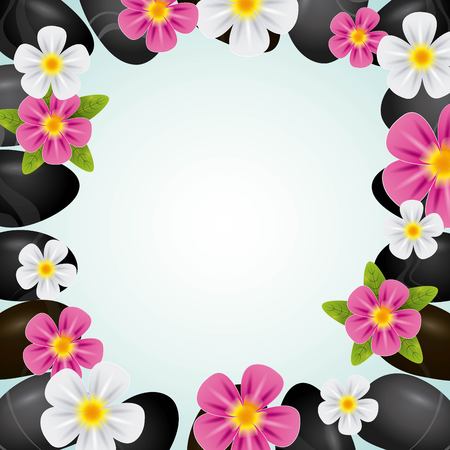 floral background design, vector illustration   graphicのイラスト素材