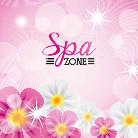 spa zone design, vector illustration   graphicのイラスト素材