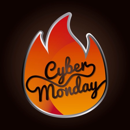 cyber monday deals design, vector illustration   graphicのイラスト素材