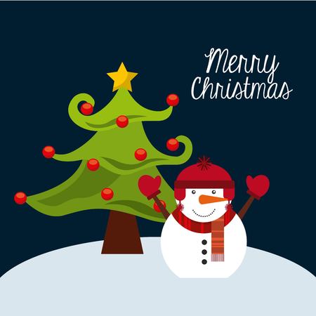 happy merry christmas design, vector illustration eps10 graphicのイラスト素材