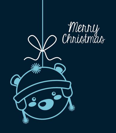 happy merry christmas design, vector illustration eps10 graphicのイラスト素材