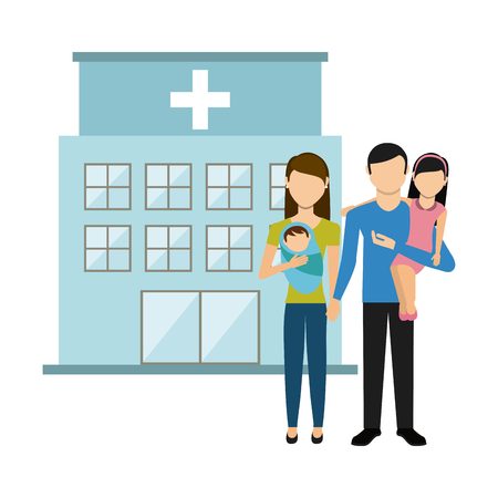 happy family design, vector illustration   graphicのイラスト素材