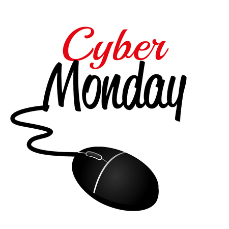 Cyber monday ecommerce shopping design, vector illustration.のイラスト素材