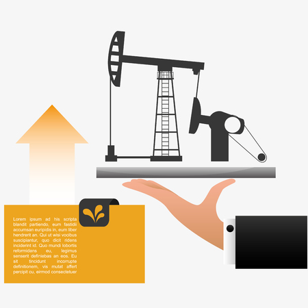 oil prices design, vector illustration  graphicのイラスト素材