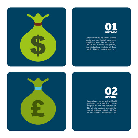 money infographic design, vector illustration   graphicのイラスト素材