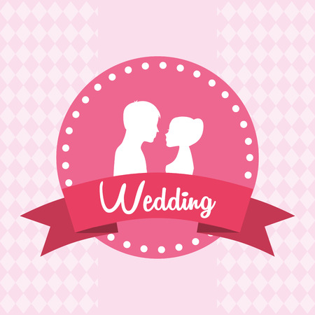 wedding invitation design, vector illustration eps10 graphicのイラスト素材