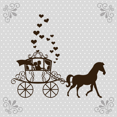 wedding invitation design, vector illustration eps10 graphicのイラスト素材