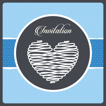 wedding invitation design, vector illustration eps10 graphicのイラスト素材