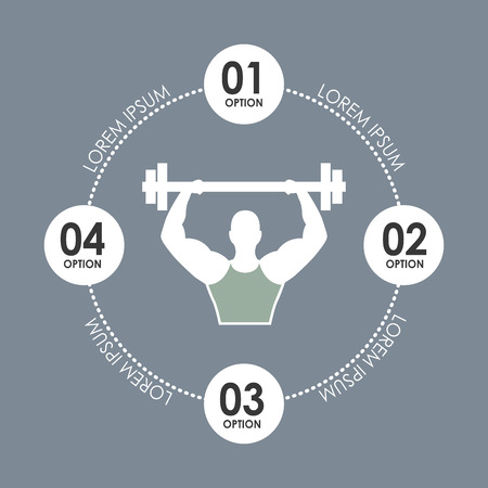 healthy lifestyle design, vector illustration eps10 graphicのイラスト素材