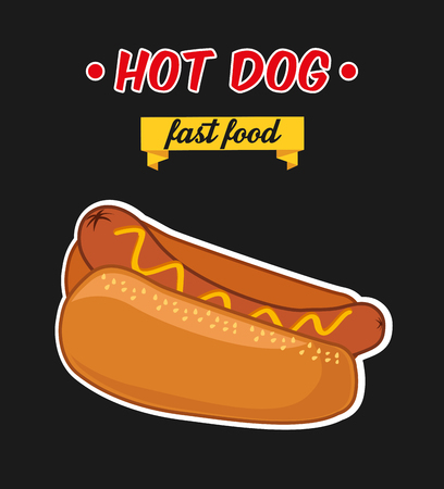 delicious fast food design, vector illustration eps10 graphicのイラスト素材