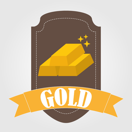 bullion gold design, vector illustration eps10 graphicのイラスト素材