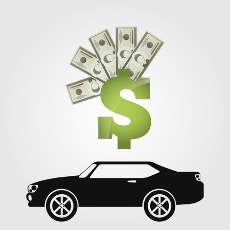 monetary investment design, vector illustration eps10 graphicのイラスト素材