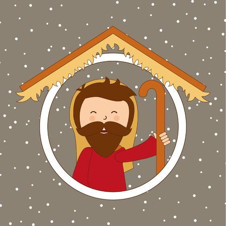 happy merry christmas design, vector illustration eps10 graphicのイラスト素材