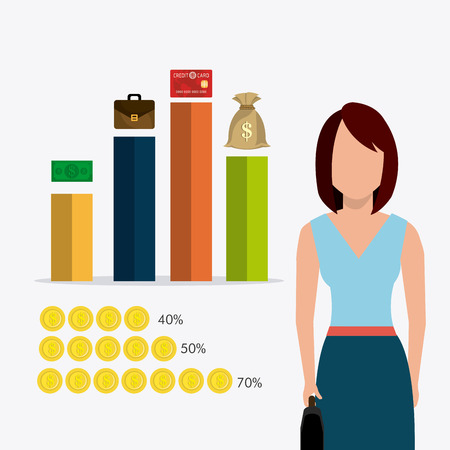 Business  and human resources infographic, vector illustration.のイラスト素材