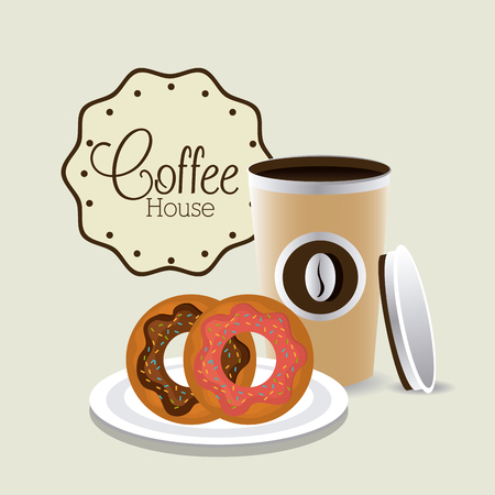 Bakery,desserts and milk bar design, vector illustrationのイラスト素材