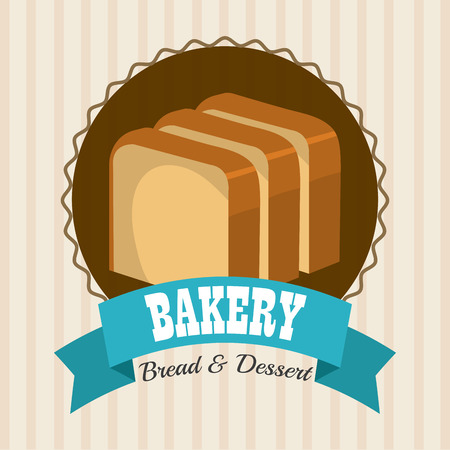 Bakery,desserts and milk bar design, vector illustrationのイラスト素材