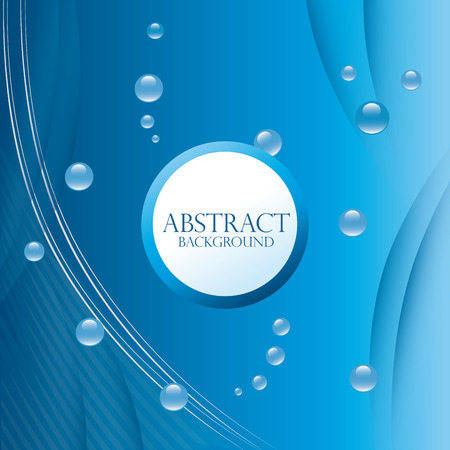 Blue and white waves colorful background design, vector illustration.のイラスト素材