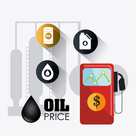 Petroleum and oil industry infographic design, vector illustrationのイラスト素材