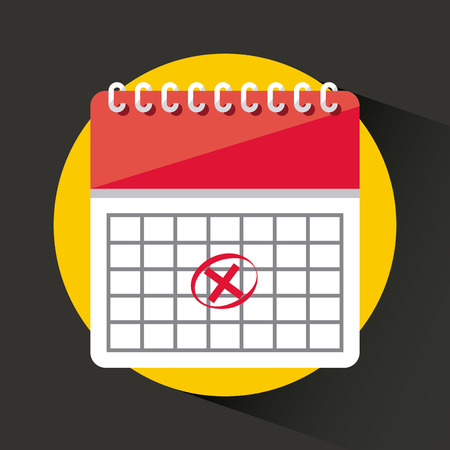 calendar icon app design, vector illustration eps10 graphicのイラスト素材