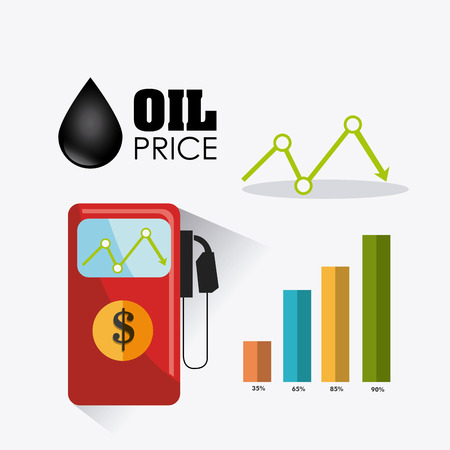 Petroleum and oil industry infographic design, vector illustrationのイラスト素材