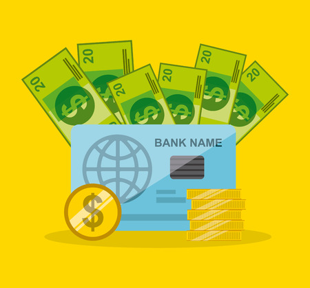 economy and savings concept design, vector illustration eps10 graphicのイラスト素材