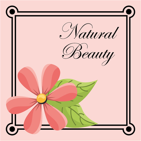 natural beauty design, vector illustration eps10 graphicのイラスト素材