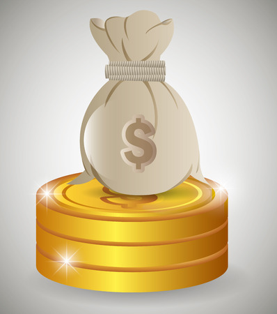 Money and business graphic design, vector illustration eps 10.のイラスト素材