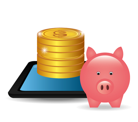 Money and business graphic design, vector illustration eps 10.のイラスト素材