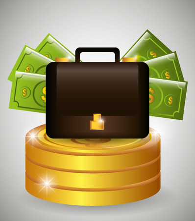 Money and business graphic design, vector illustration eps 10.のイラスト素材