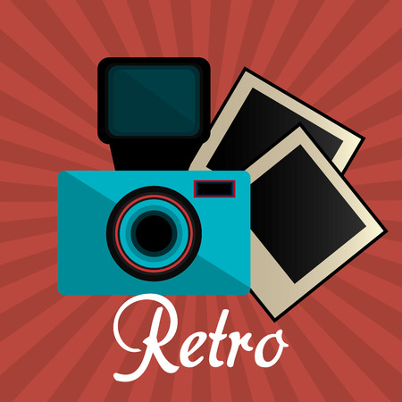 Photography and camera vintage design, vector illustration.のイラスト素材