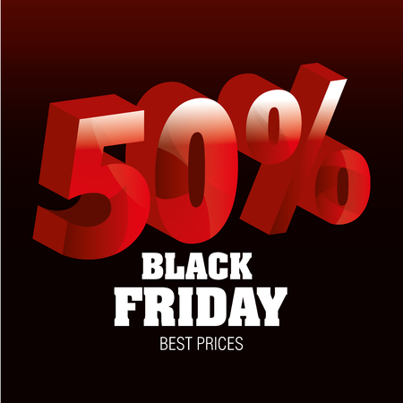 Shopping black friday day discounts, vector illustration eps 10のイラスト素材