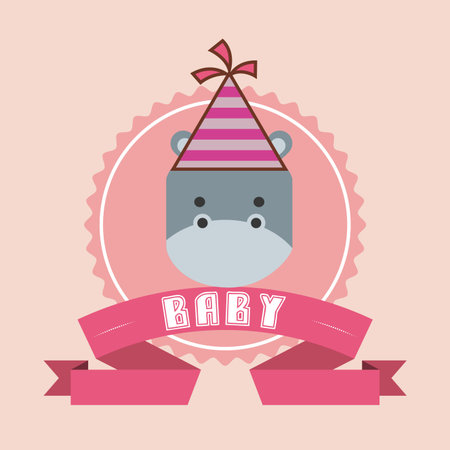 baby shower design, vector illustration eps10 graphicのイラスト素材