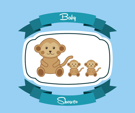 baby shower design, vector illustration eps10 graphicのイラスト素材