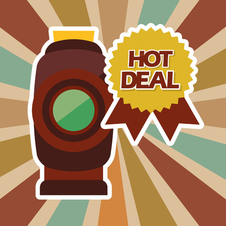 hot deal design, vector illustration eps10 graphicのイラスト素材