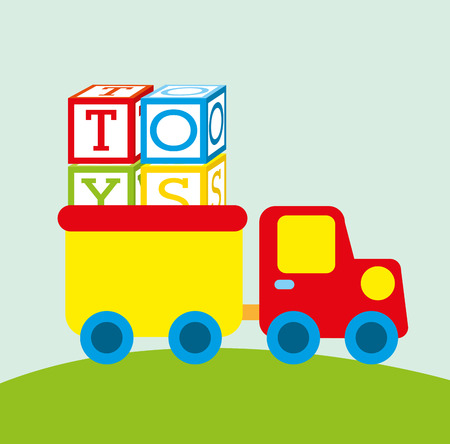 children toys design, vector illustration eps10 graphicの写真素材