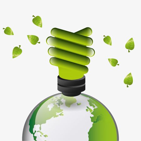 Go green ecology trendy design, vector illustration eps 10.のイラスト素材